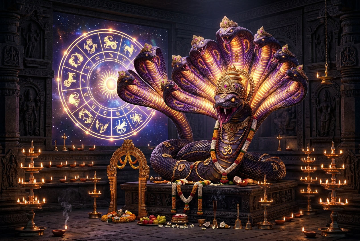 Aadi Sesha Nava Naga Deity
